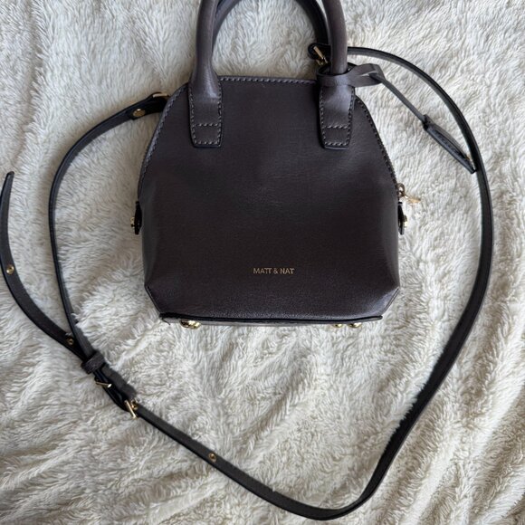 Matt & Nat Gessi Mini Vegan Leather Satchel / Crossbody Bag - Picture 15 of 15